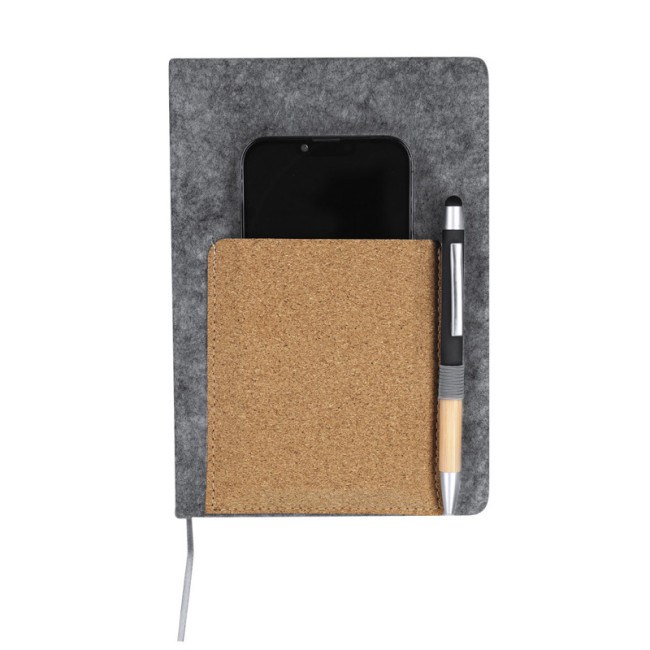 Carnet A5 publicitaire avec poche Wilko 