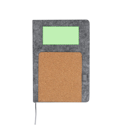 Carnet A5 publicitaire avec poche Wilko 