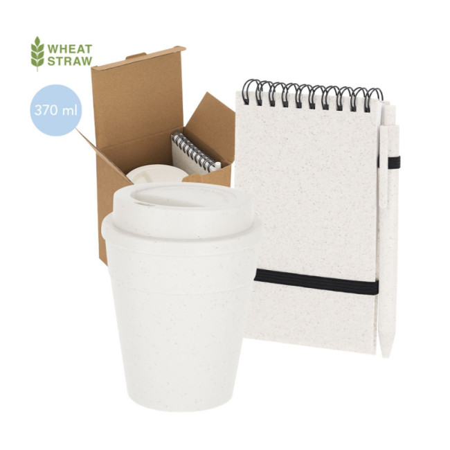 Ensemble bloc-notes et gobelet Cosmor 