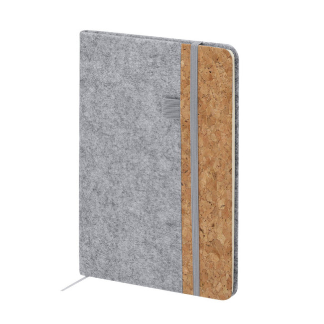 Carnet personnalisé feutre et liège Driscol 