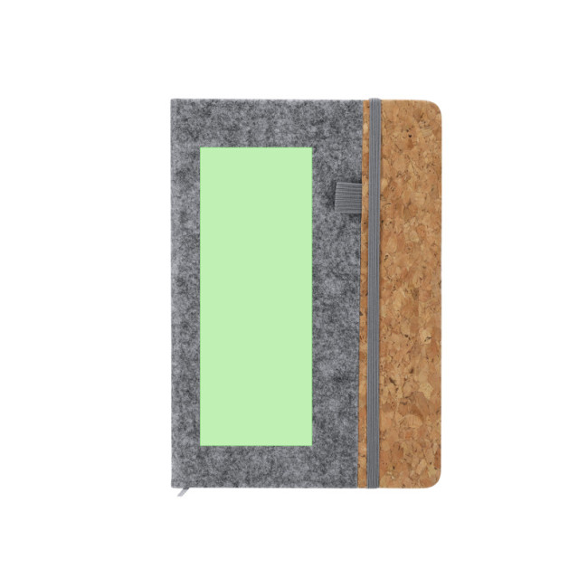 Carnet personnalisé feutre et liège Driscol 