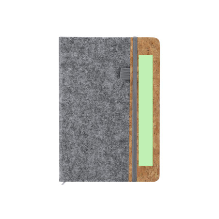 Carnet personnalisé feutre et liège Driscol 