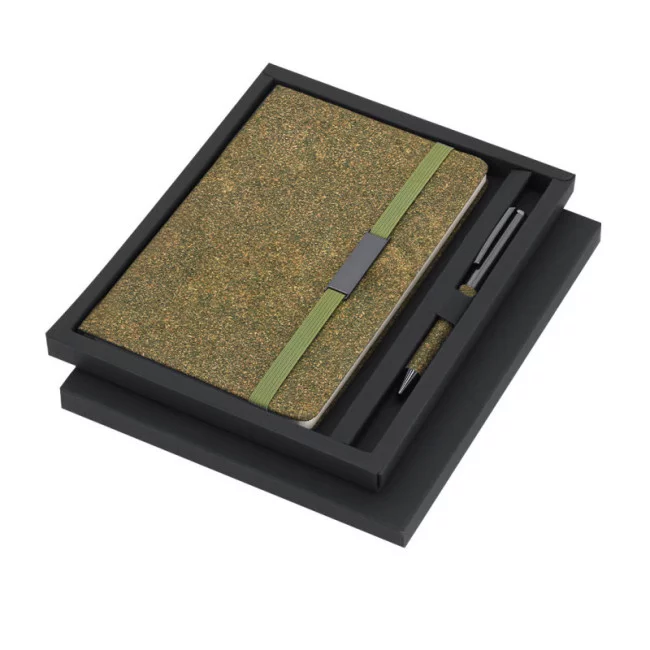 Coffret carnet et stylo personnalisés Malcon 