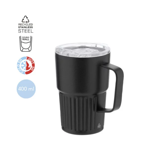 Mug isotherme personnalisé Finbar 400 ml 