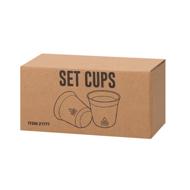 Set de 2 tasses personnalisées Kodet 80 ml 
