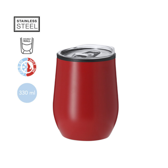 Mug isotherme personnalisé Hanley 330 ml 