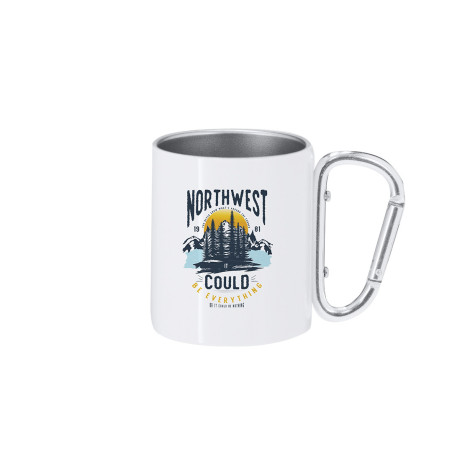 Mug mousqueton personnalisé Beesbur 220 ml 