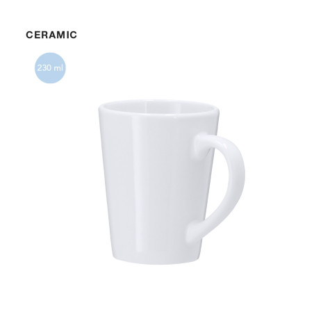 Tasse personnalisée céramique Lidnar 230 ml 