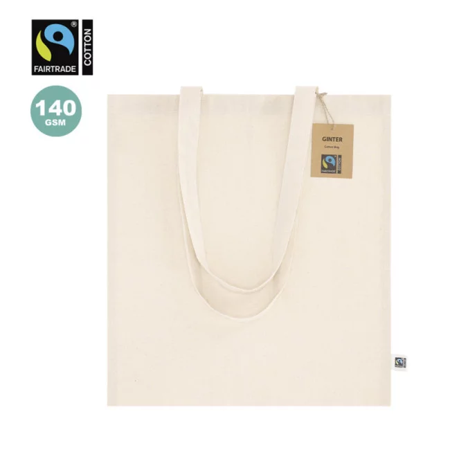 Tote bag publicitaire Fairtrade Ginter 