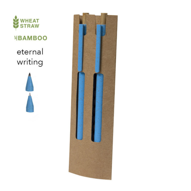 Set stylo et crayon infini personnalisé 