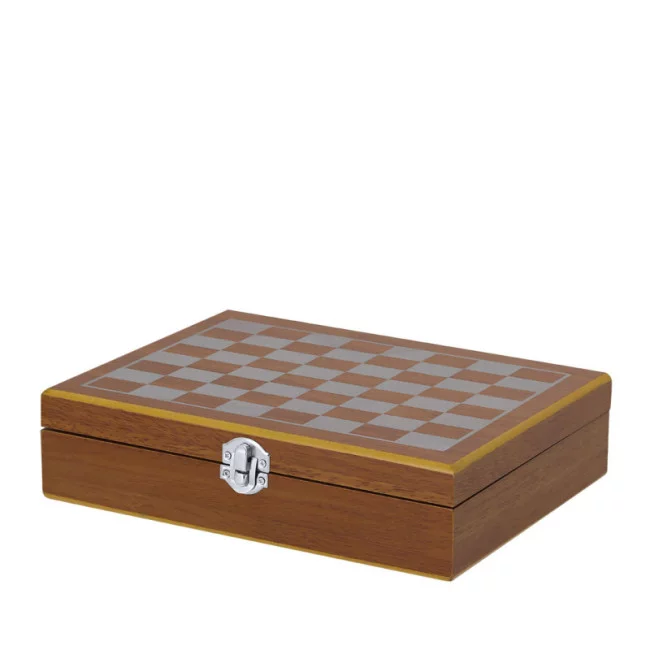 Coffret cadeau flasque et échiquier Fleet 