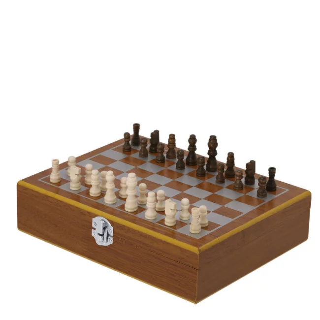 Coffret cadeau flasque et échiquier Fleet 