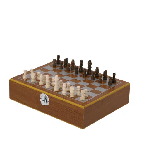 Coffret cadeau personnalisé flasque et jeux Menzie 