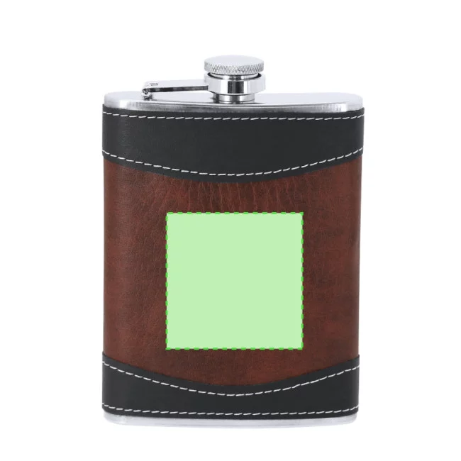 Coffret cadeau personnalisé flasque et jeux Menzie 