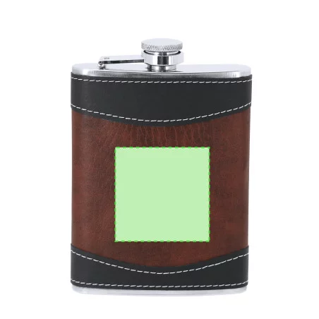 Coffret cadeau personnalisé flasque et jeux Menzie 