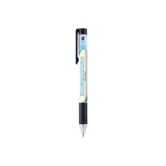 Stylo personnalisé surligneur Bergman Stylo personnalisé surligneur Bergman - Bleu 298