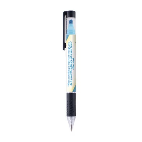 Stylo personnalisé surligneur Bergman Stylo personnalisé surligneur Bergman - Bleu 298