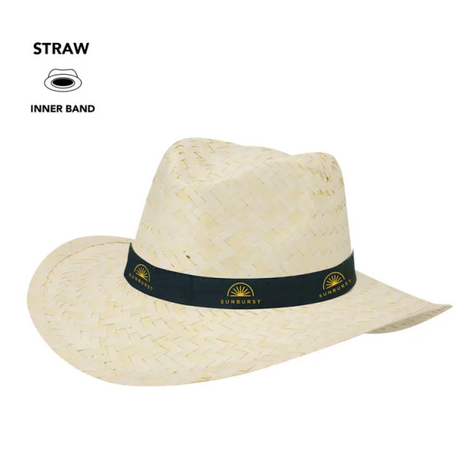 Chapeau de paille personnalisable Rusnak 