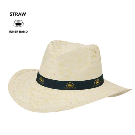 Chapeau de paille personnalisable Rusnak 