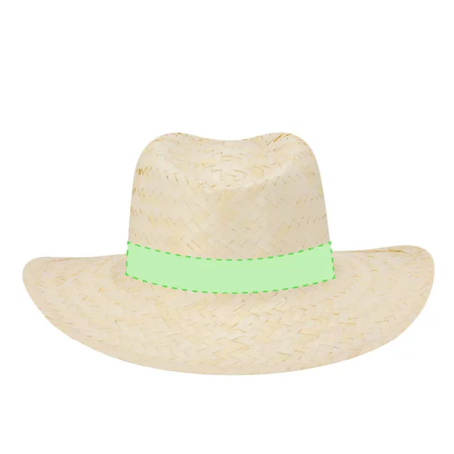 Chapeau de paille personnalisable Rusnak 