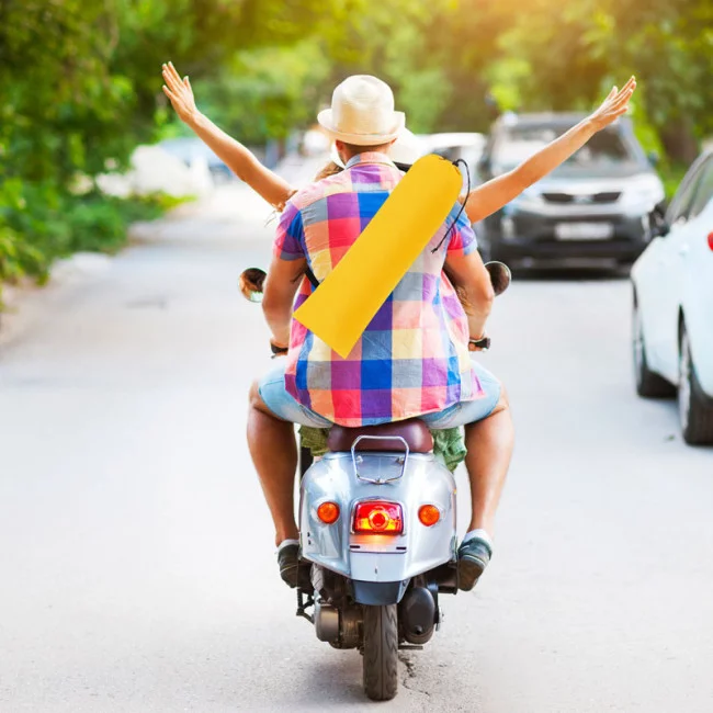 Parasol publicitaire pliable Misarya 