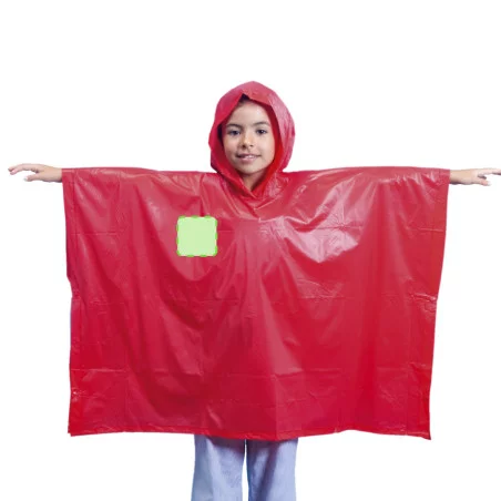 Poncho enfant publicitaire Teo 