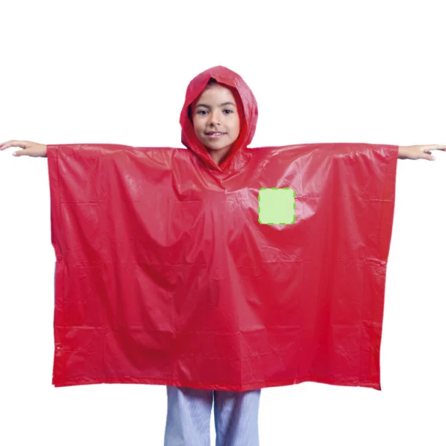 Poncho enfant publicitaire Teo 