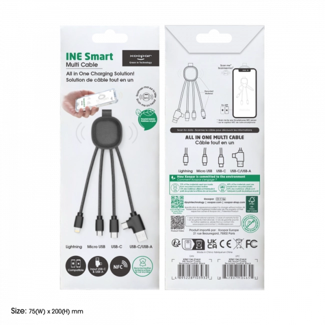 Câble multi-connecteur Xoopar ® Iné Smart 