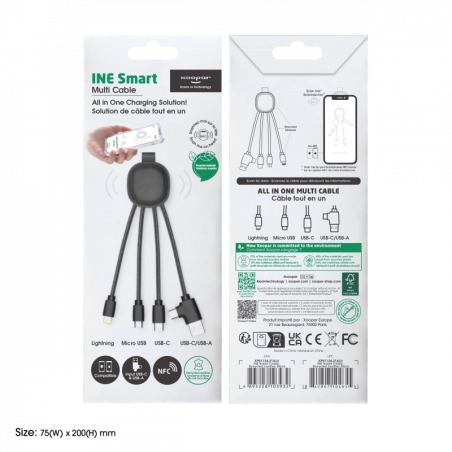 Câble multi-connecteur Xoopar ® Iné Smart 