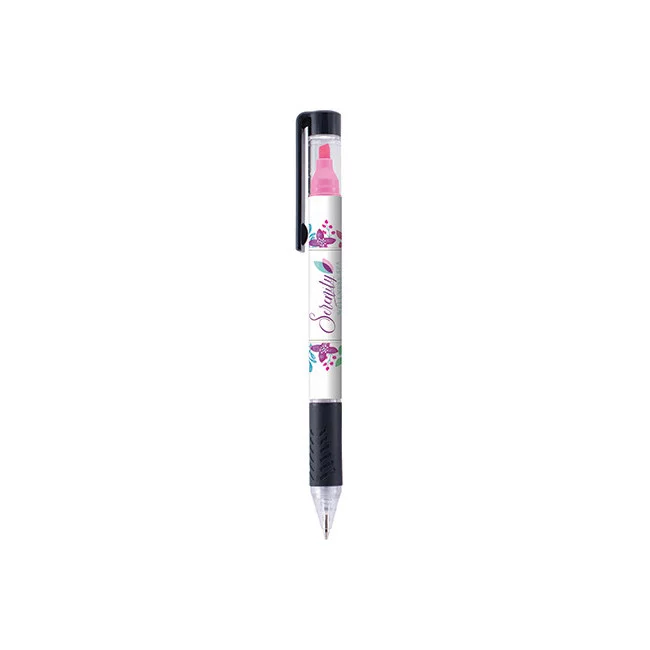 Stylo personnalisé surligneur Bergman Stylo personnalisé surligneur Bergman - Rose 245