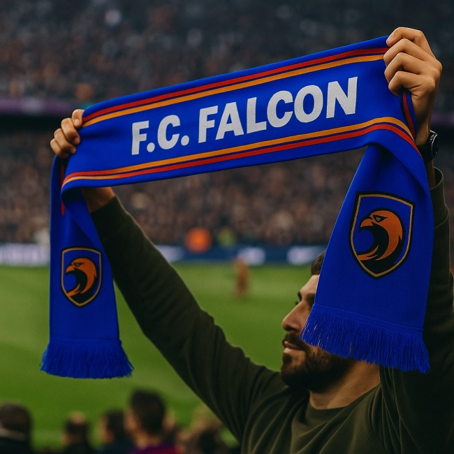 Écharpe de supporter personnalisée en acrylique 