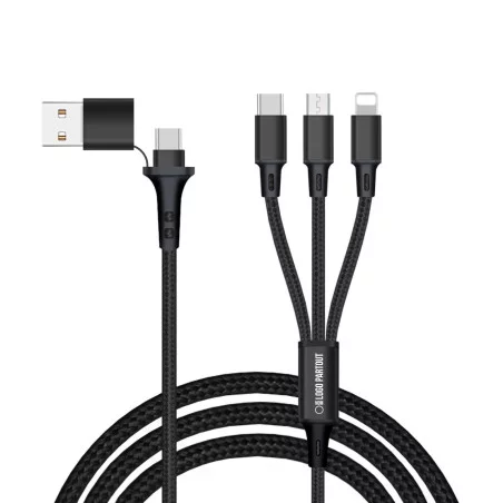 Câble 4 en 1 personnalisé Akashi ® Buru 