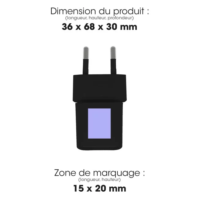 Chargeur secteur USB-C rapide 30 W Nano