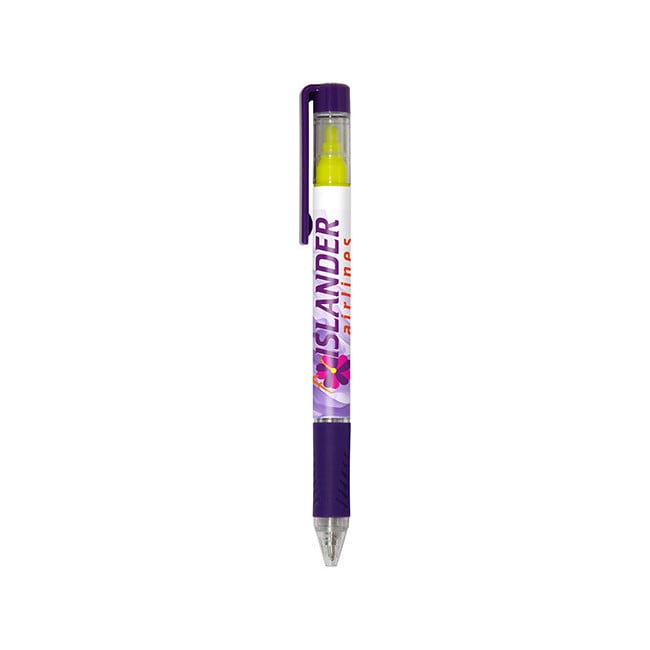 Stylo personnalisé surligneur Bergman coloré Stylo personnalisé surligneur Bergman coloré - Violet 2617