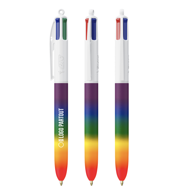 Stylo Bic ® 4 couleurs Rainbow