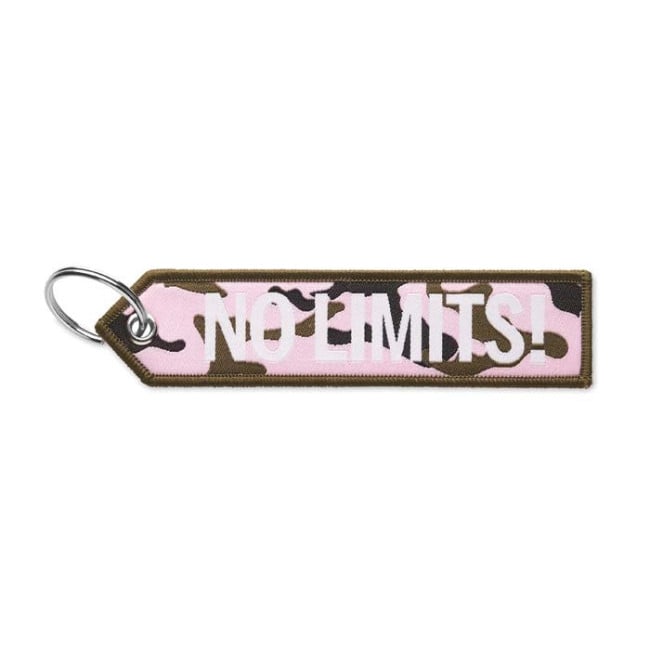 Porte-clés flamme tissé flèche rPET 