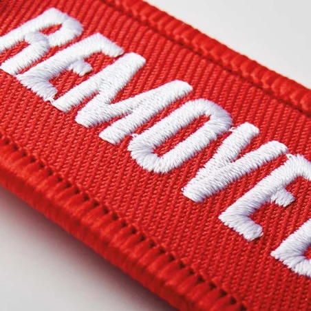 Porte-clés flamme brodé Small 