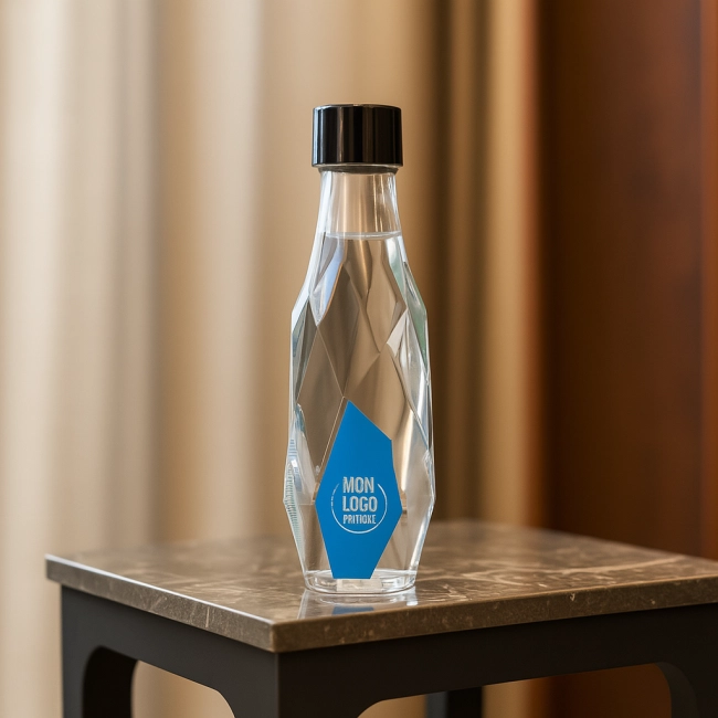 Bouteille d'eau en verre origami 40 cl 