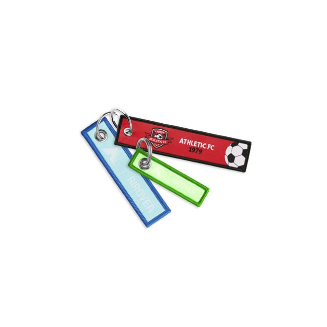 Porte-clés flamme tissé 