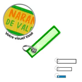 Porte-clés flamme tissé Small