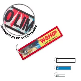 Porte-clés flamme quadri...