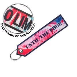 Porte-clés flamme quadri...