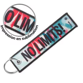 Porte-clés flamme quadri rPET