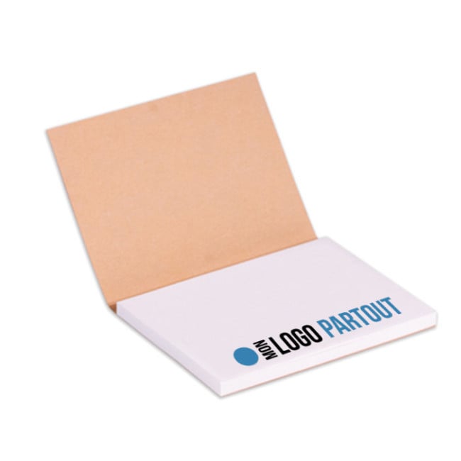 Notes adhésives Publicitaire 50 feuilles couverture recyclée 