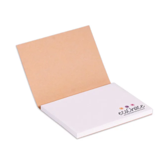 Notes adhésives Publicitaire 50 feuilles couverture recyclée 