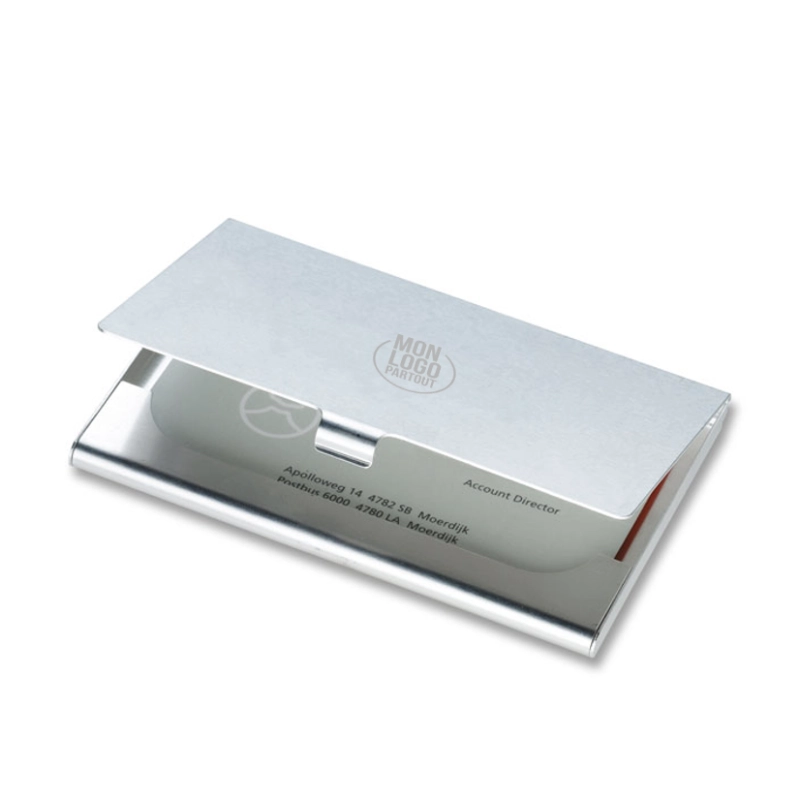 Etui cartes de visite en aluminium Epsom 
