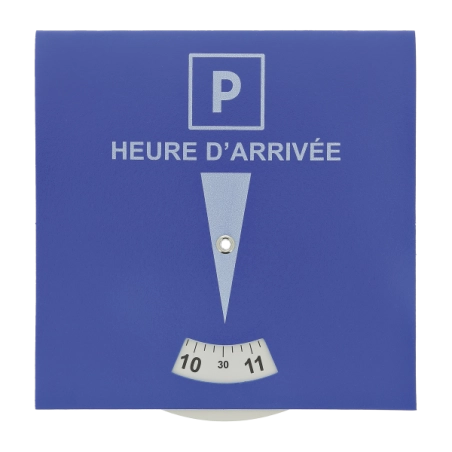 Disque de stationnement personnalisé en PVC 