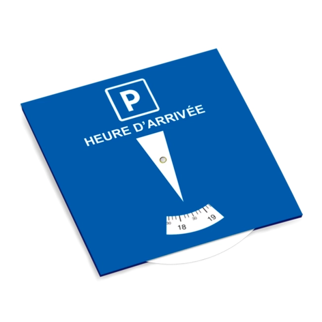 Disque de stationnement personnalisé Fabriqué in France