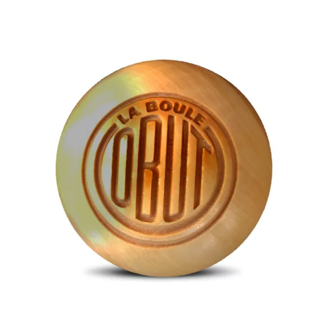 Cochonnet personnalisé en buis naturel Obut ® 