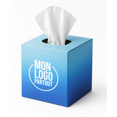 Boîte de mouchoirs personnalisée Cube 